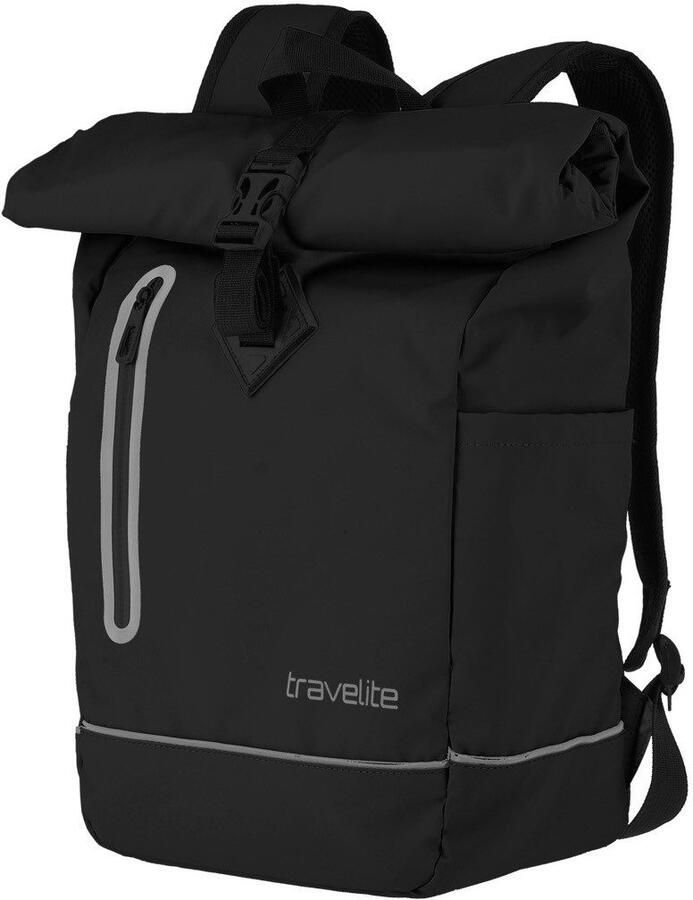 Travelite Vrijetijdsrugzak BASICS roll-up rugzak zeil Wandelrugzak Reisrugzak Streetpack Werkrugzak