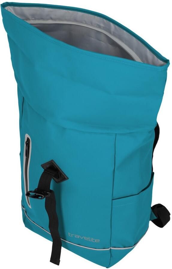 Travelite Vrijetijdsrugzak BASICS roll-up rugzak zeil Wandelrugzak Reisrugzak Streetpack Werkrugzak - Foto 3