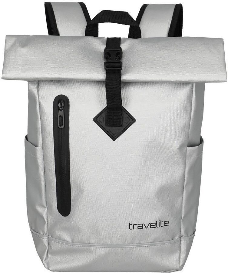 Travelite Vrijetijdsrugzak BASICS roll-up rugzak zeil Wandelrugzak Reisrugzak Streetpack Werkrugzak - Foto 4