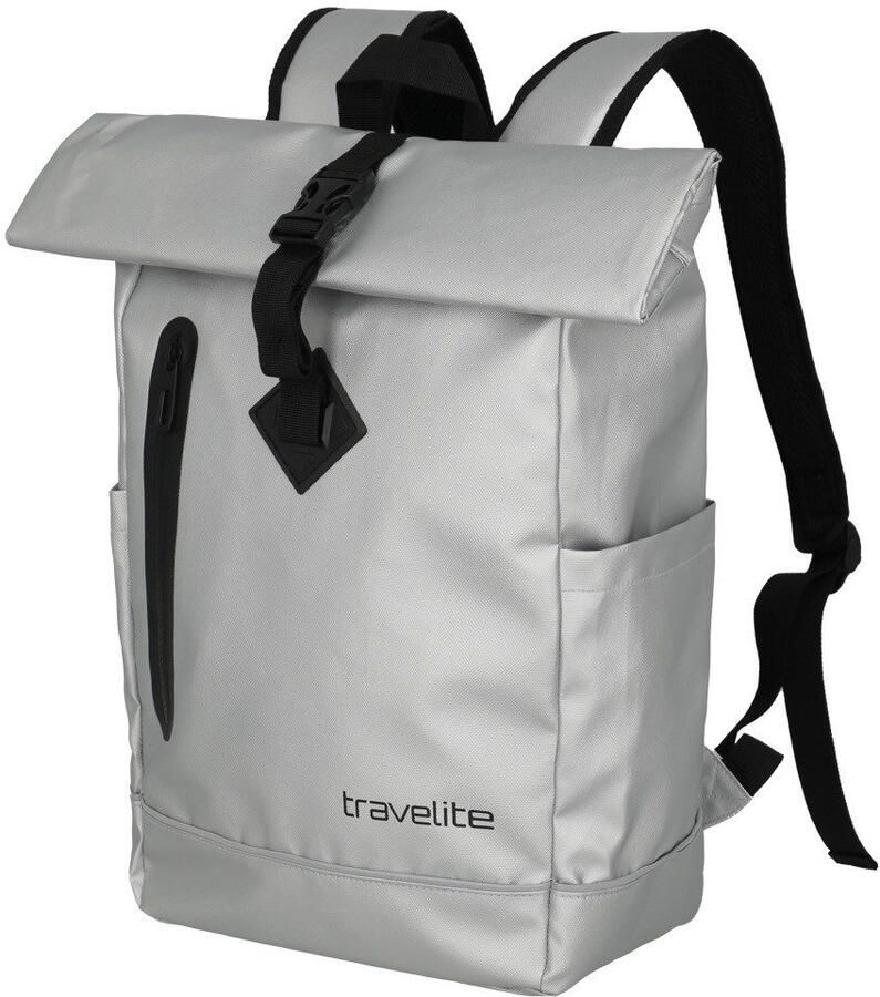 Travelite Vrijetijdsrugzak BASICS roll-up rugzak zeil Wandelrugzak Reisrugzak Streetpack Werkrugzak
