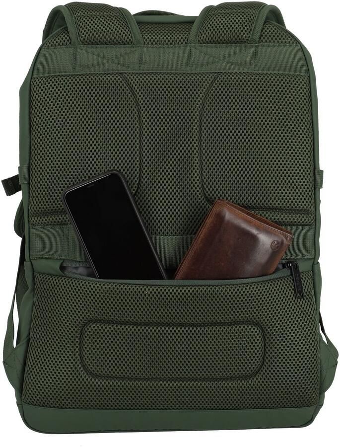 Travelite Vrijetijdsrugzak BASICS rugzak zeildoek Schoolrugzak werkrugzak reiserugzak met 15 6 inch laptopvak - Foto 4