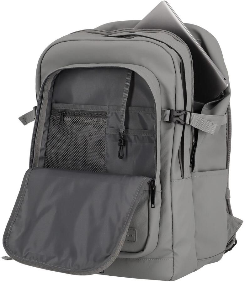 Travelite Vrijetijdsrugzak BASICS rugzak zeildoek Schoolrugzak werkrugzak reiserugzak met 15 6 inch laptopvak - Foto 4