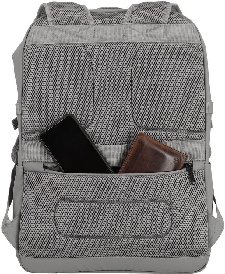 Travelite Vrijetijdsrugzak BASICS rugzak zeildoek Schoolrugzak werkrugzak reiserugzak met 15 6 inch laptopvak - Foto 5