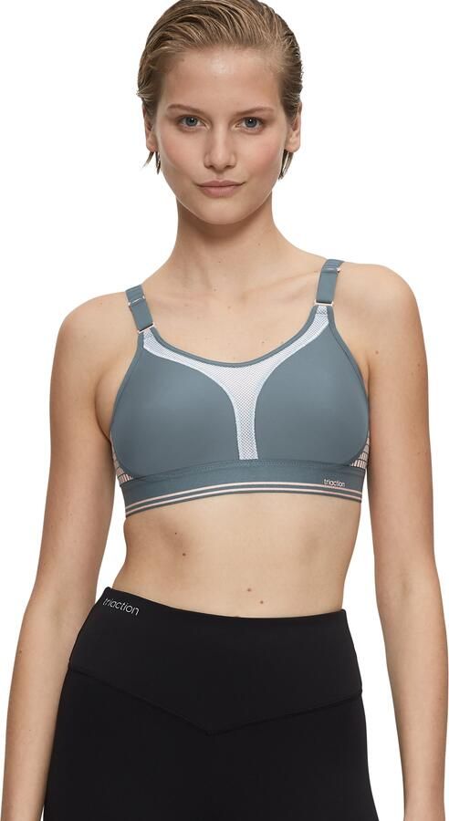 Triumph TOP-level sportbh Triaction Extreme Lite donkergrijs - Foto 8