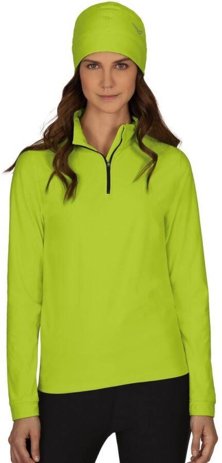Trigema Sweatshirt sportshirt met lange mouwen en ritssluiting