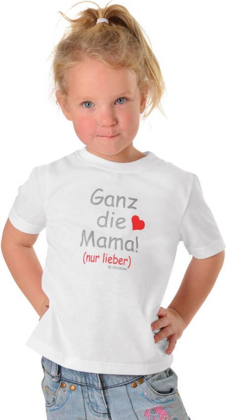 Trigema T-shirt mama's favoriet (1-delig)