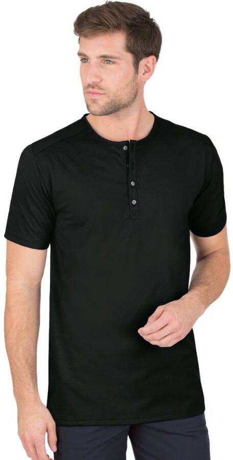 Trigema T-shirt met knooplijst DELUXE katoen (1-delig)