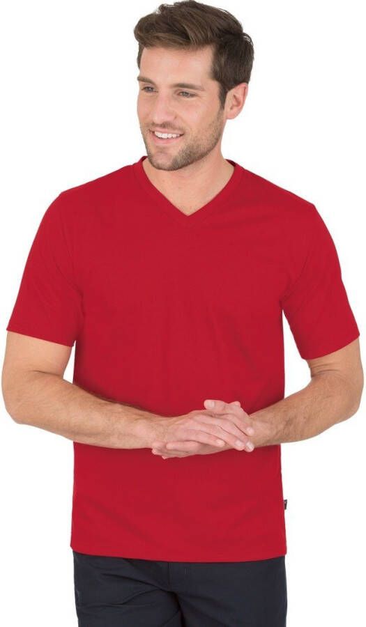 Trigema T-shirt met V-hals DELUXE (1-delig)