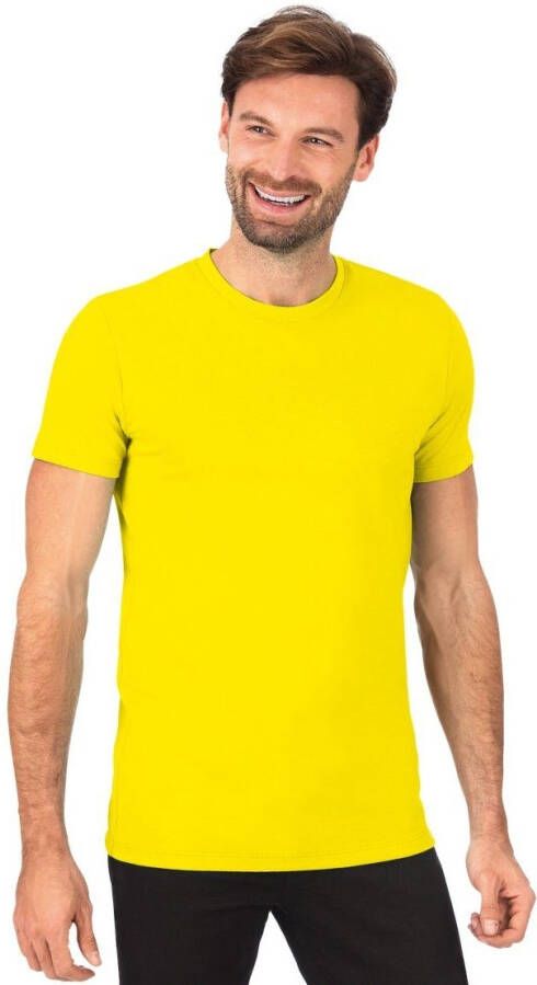 Trigema T-shirt Slim-fit T-shirt van DELUXE-katoen