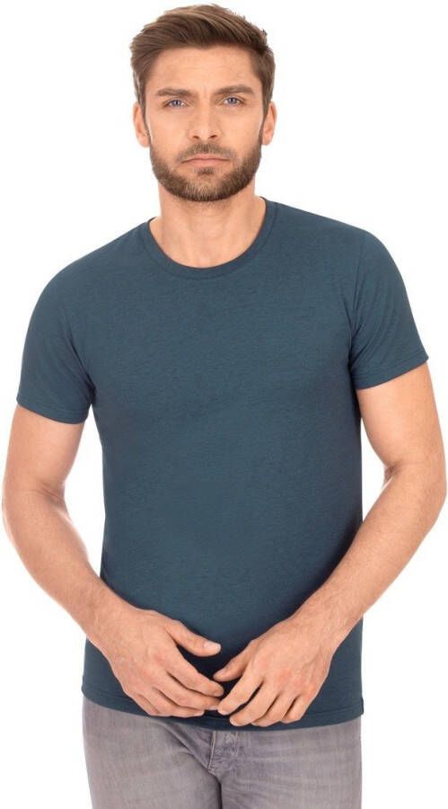 Trigema T-shirt Slim-fit T-shirt van DELUXE-katoen (1-delig)