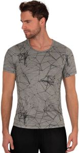 Trigema T-shirt sportshirt van elastisch materiaal