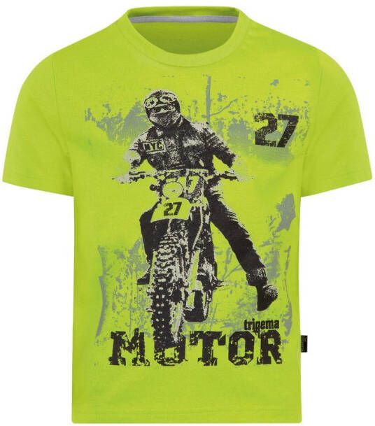 Trigema T-shirt voor jongens met cool motormotief (1-delig)