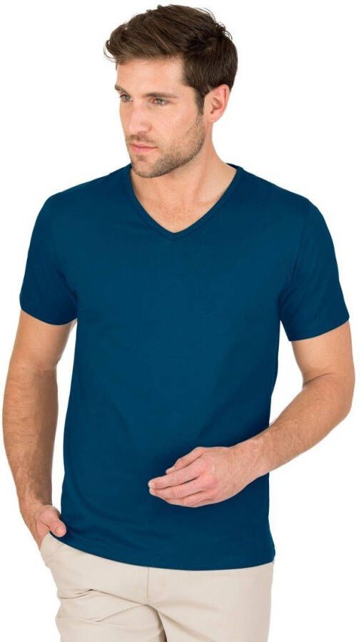 Trigema T-shirt V-shirt van 100% bio-katoen (kbA) (1-delig)