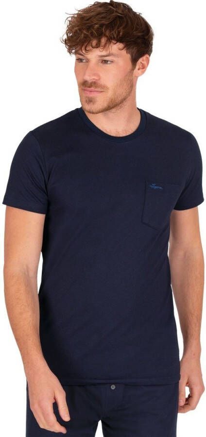 Trigema T-shirt van biokatoen met borstzak (1-delig)