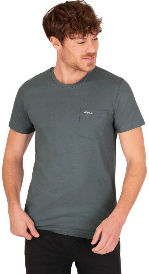 Trigema T-shirt van biokatoen met borstzak (1-delig)