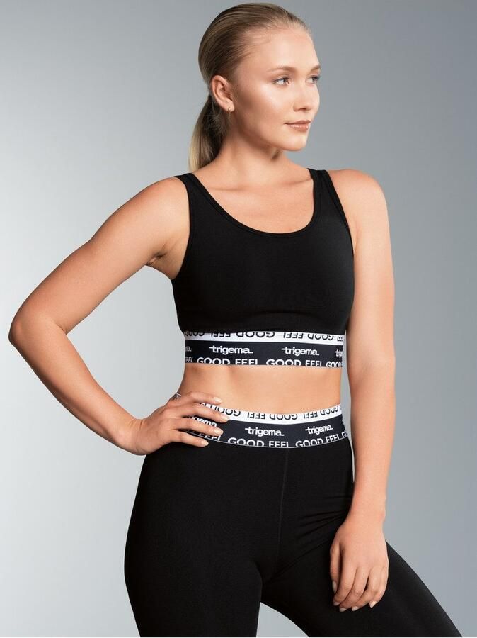 Trigema Beugelloze-bh Sport-bustier met elastische band (1-delig)