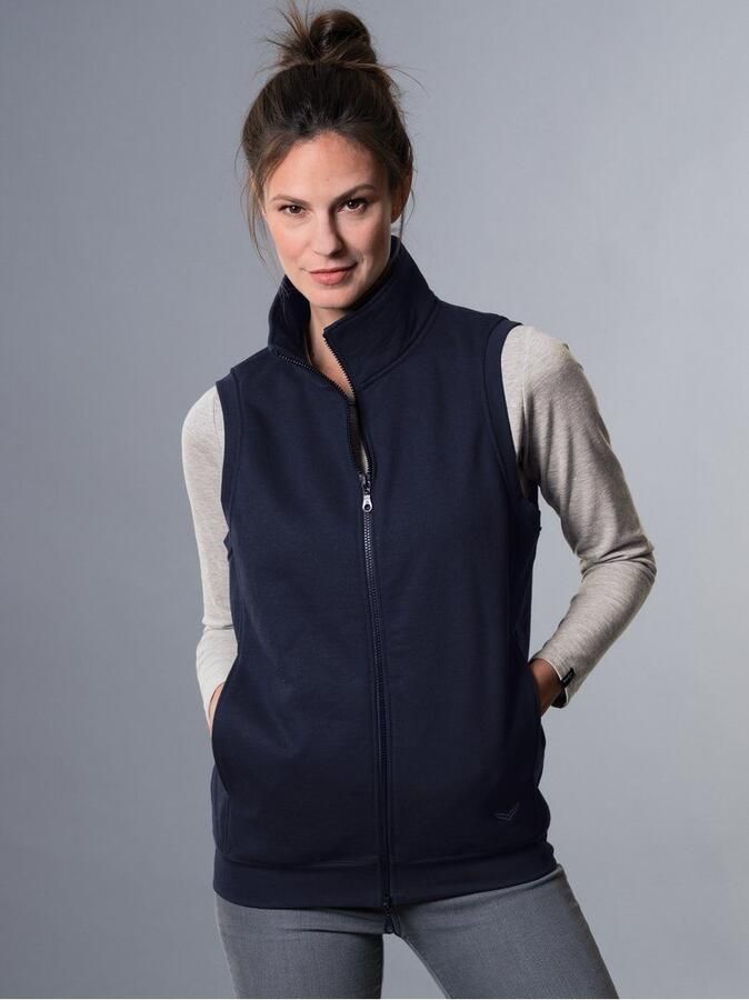 Trigema Bodywarmer vest van comfortabel sweatmateriaal (1-delig) - Foto 3
