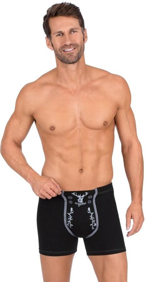 Trigema Boxershort hipster met edelhert (1 stuk)