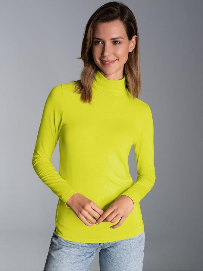 Trigema Colshirt van elastische viscose (1-delig)