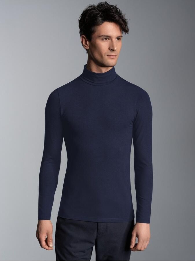 Trigema Colshirt van elastische viscose (1-delig)