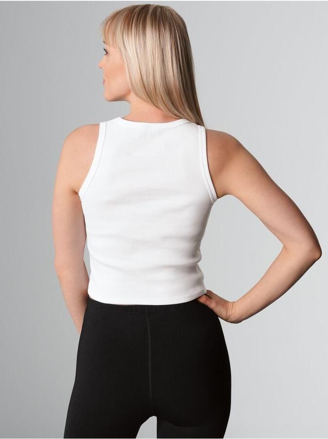 Trigema Crop-top cropped top van elastische dubbelrib (1-delig)