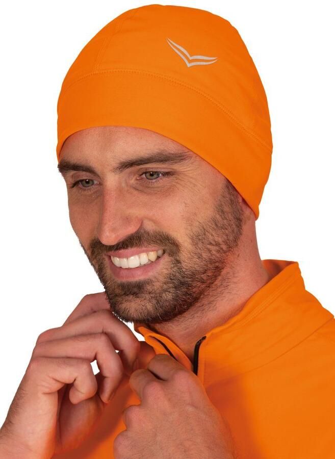 Trigema Gebreide muts met reflecterend logo (1 stuk) - Foto 2