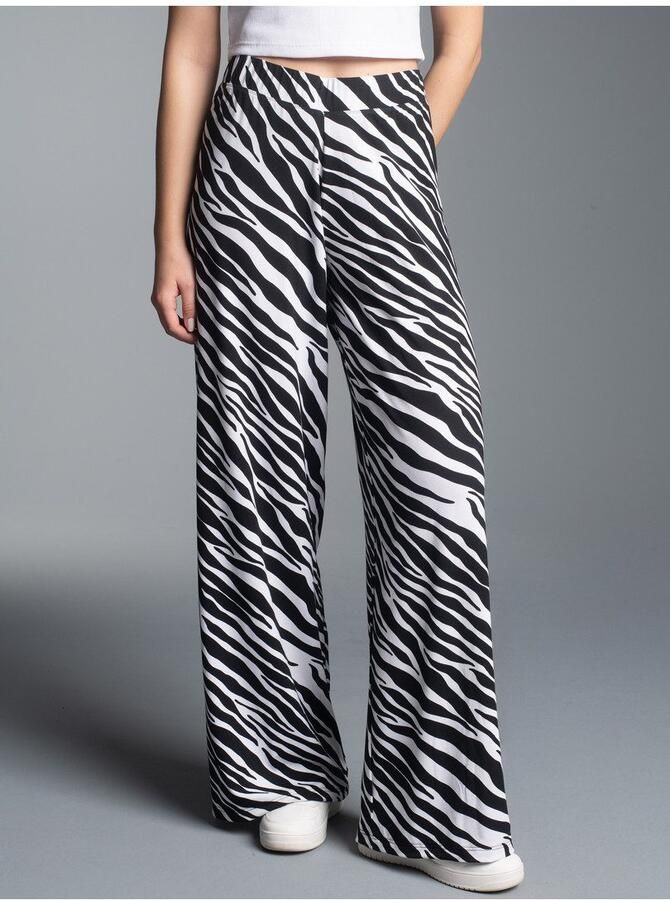 Trigema Jerseybroek heupbroek met allover zebrapatroon (1-delig)