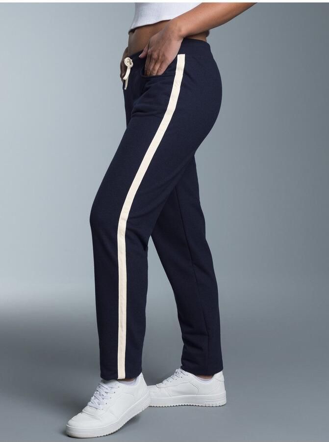 Trigema Jerseybroek joggingbroek met contrasterende accenten (1-delig) - Foto 3