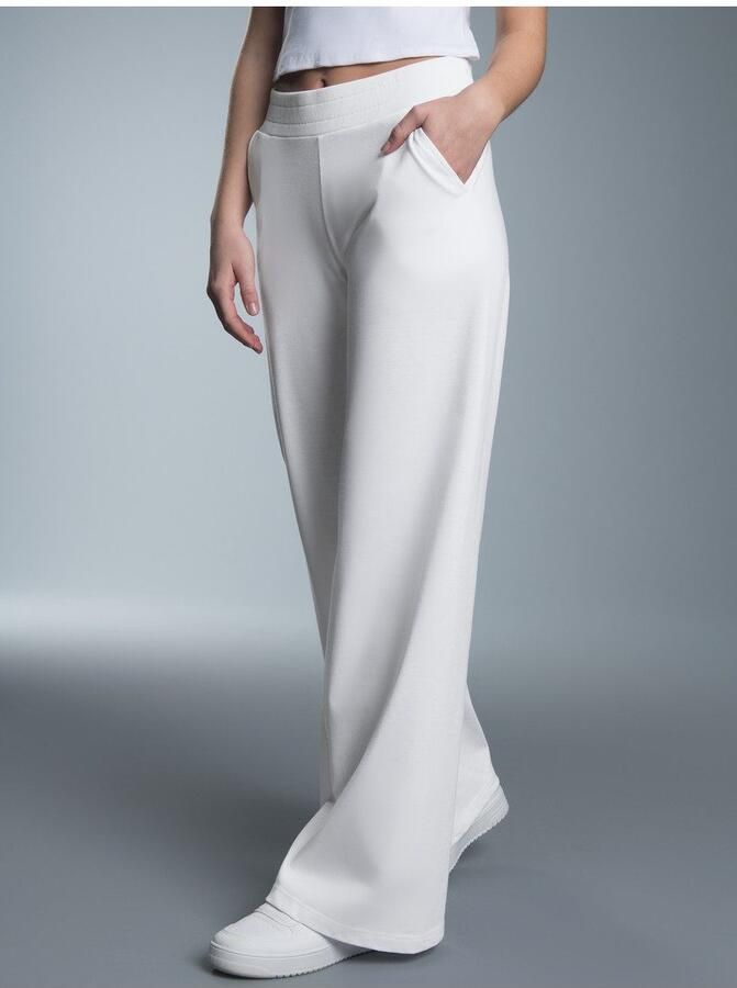 Trigema Jerseybroek joggingbroek met hoge taille (1-delig) - Foto 3