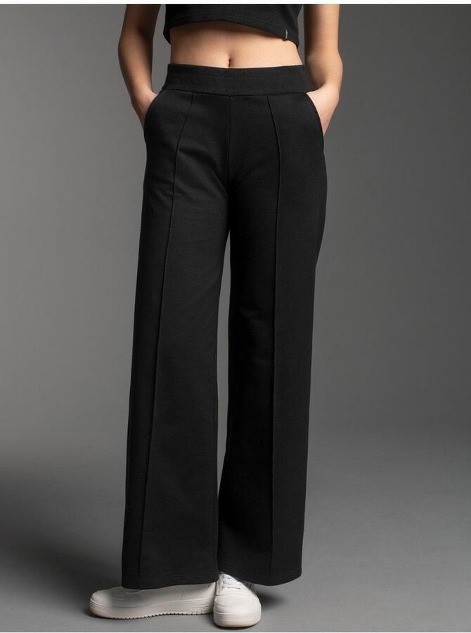 Trigema Jerseybroek Joggingbroek met wijde pijpen (1-delig)