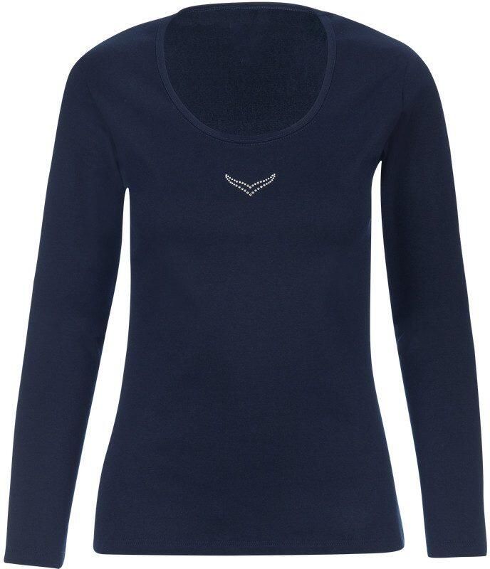 Trigema Longsleeve shirt met lange mouwen en kristallen (1-delig) - Foto 4
