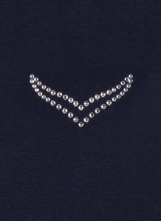 Trigema Poloshirt met kristallen (1-delig)