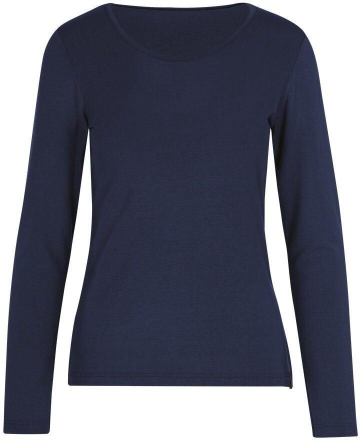 Trigema Longsleeve shirt van viscose met lange mouwen (1-delig)