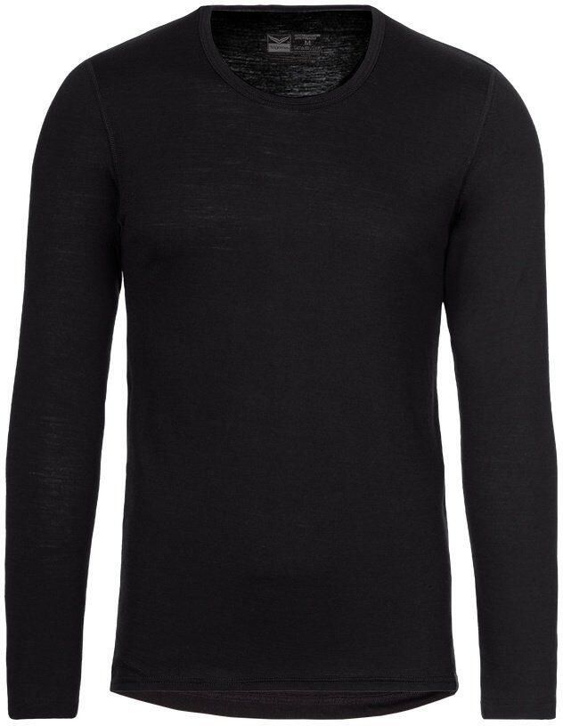 Trigema Longsleeve sportshirt van merinoswol (1-delig)