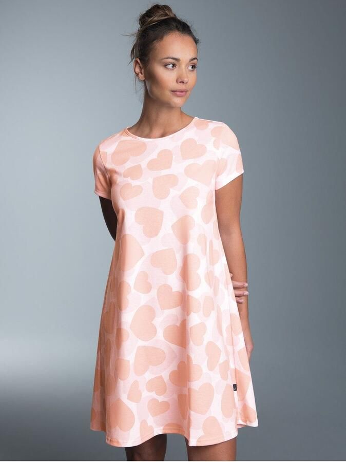 Trigema Nachthemd met all-over hartjesprint (1-delig) - Foto 3