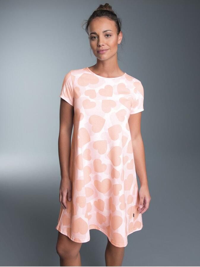 Trigema Nachthemd met all-over hartjesprint (1-delig)