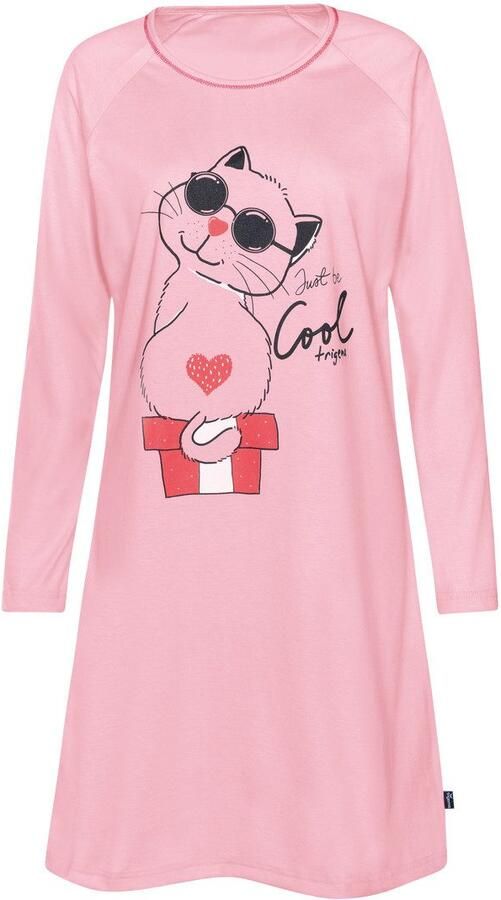 Trigema Nachthemd met schattige kattenprint (1-delig) - Foto 2