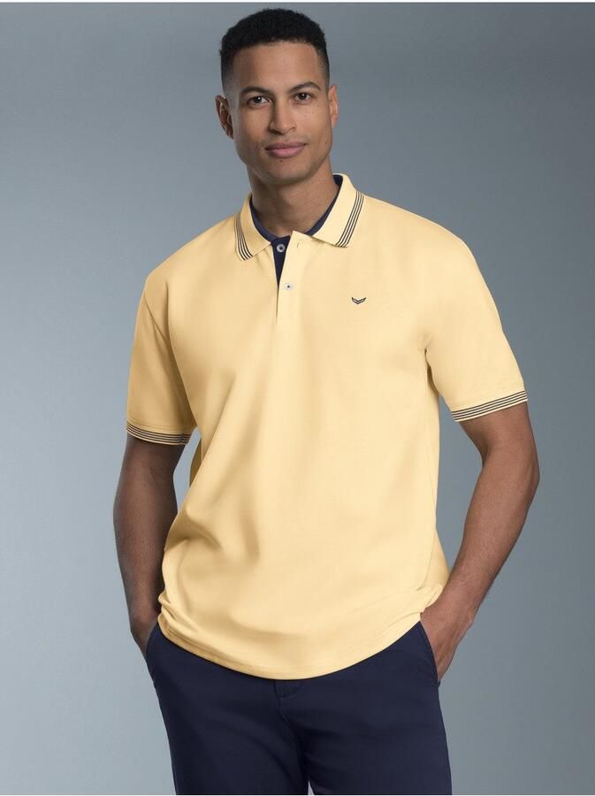 Trigema Poloshirt met contrasterende accenten (1-delig)