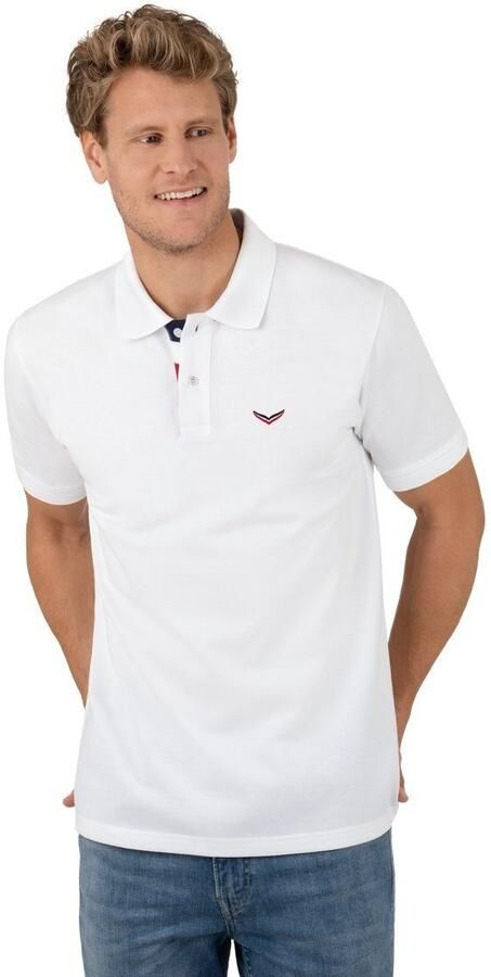 Trigema Poloshirt met driekleurige knoopsluiting (1-delig) - Foto 3