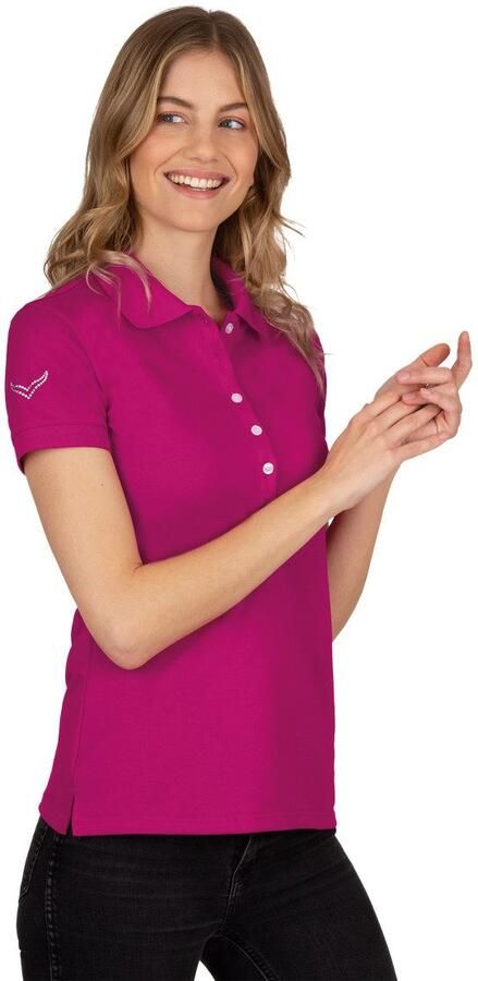 Trigema Poloshirt met kristallen (1-delig) - Foto 5