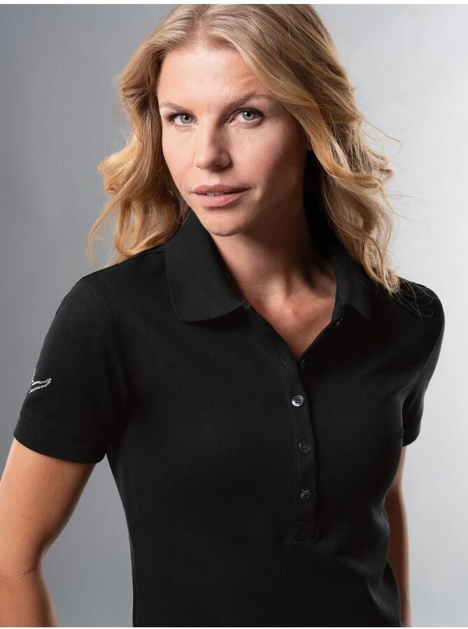 Trigema Poloshirt met kristallen (1-delig)