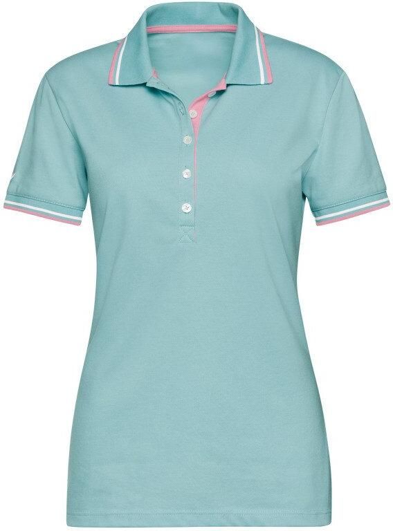 Trigema Poloshirt slim fit poloshirt met contrasterende accenten (1-delig) - Foto 2