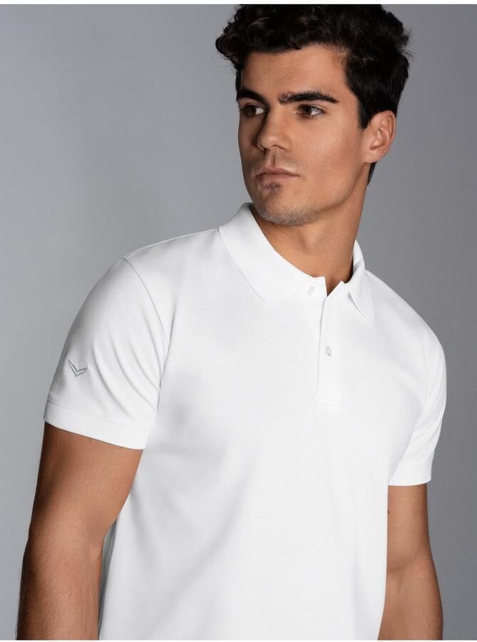 Trigema Poloshirt slim fit poloshirt van DELUXE-piqué (1-delig)