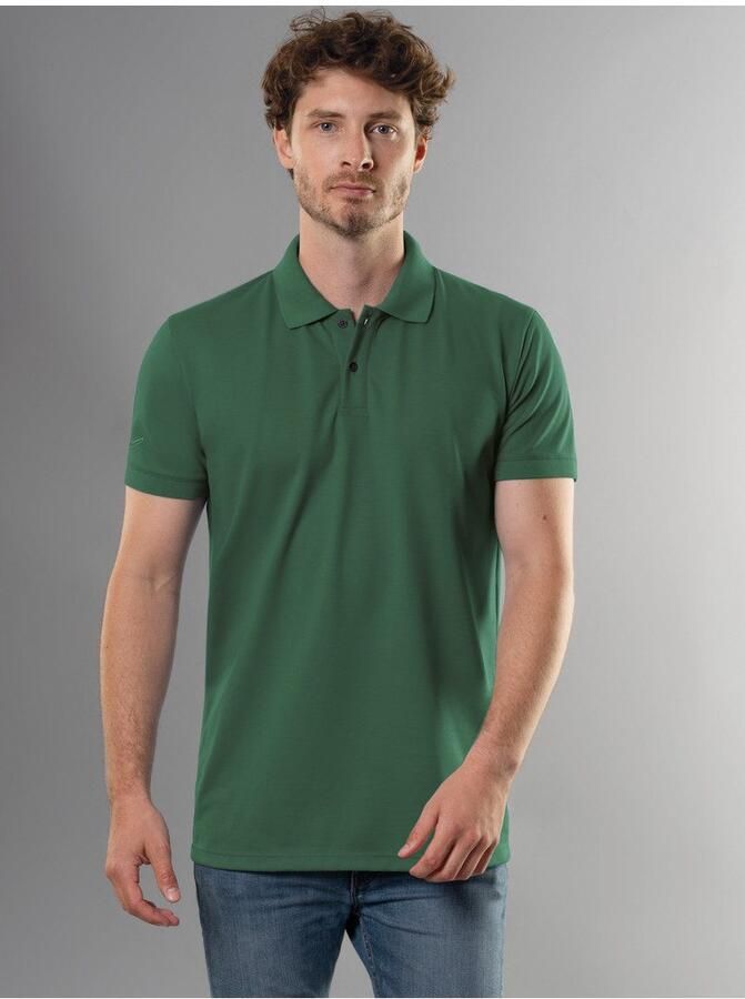 Trigema Poloshirt slim fit poloshirt van DELUXE-piqué (1-delig)