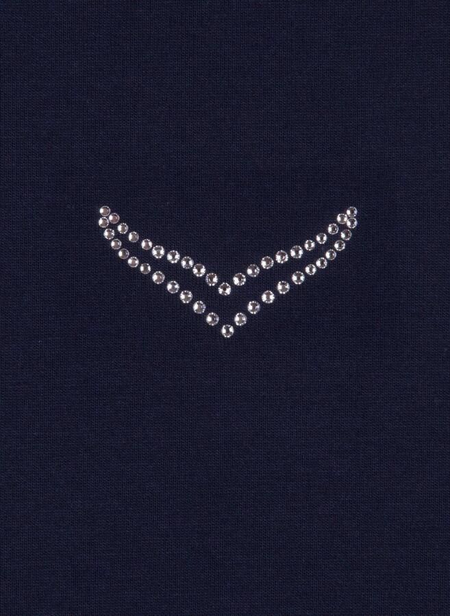 Trigema Poloshirt van katoen met kristallen (1-delig) - Foto 2