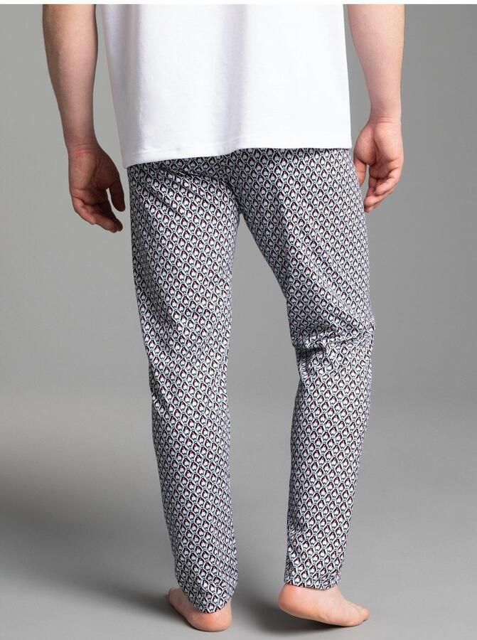 Trigema Pyjama Pyjamabroek met Allover-Pinguïn-print (1-delig)