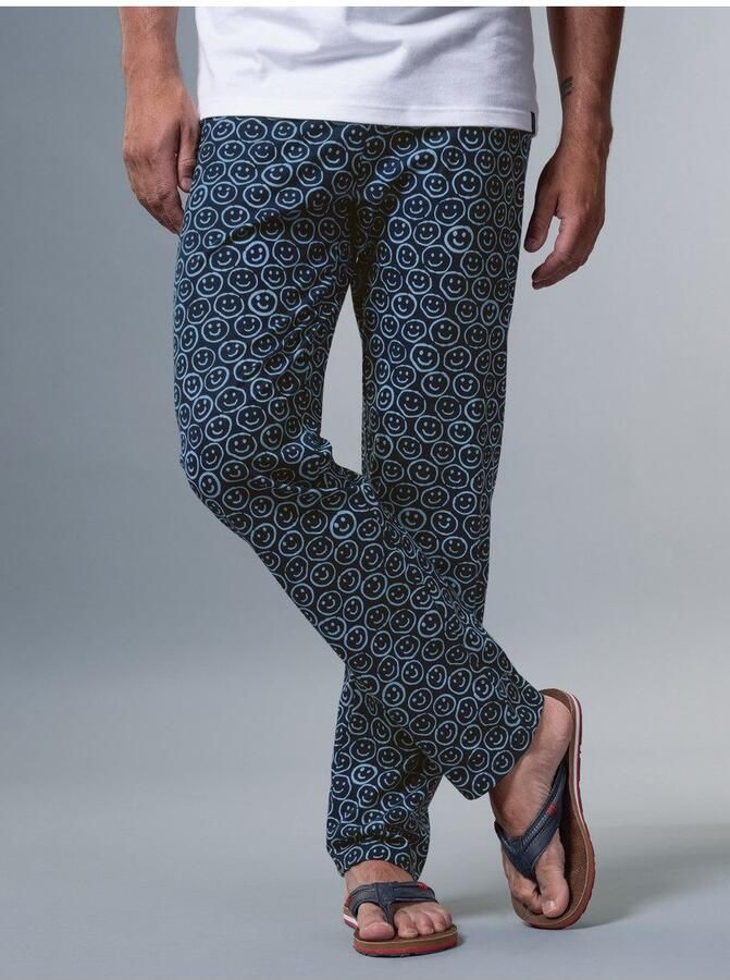 Trigema Pyjama pyjamabroek met smiley print (1-delig) - Foto 4