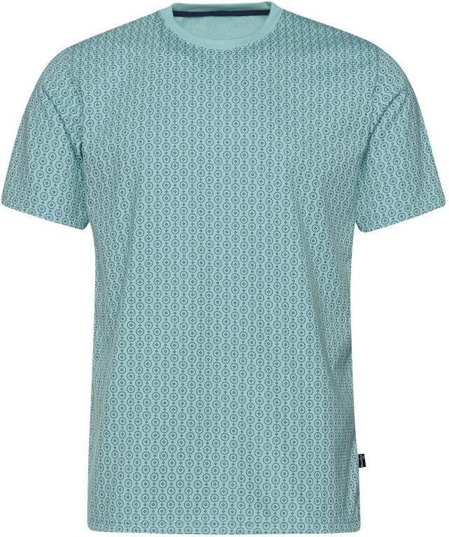 Trigema Pyjama T-shirt met allover vintage-patroon (1-delig) - Foto 2