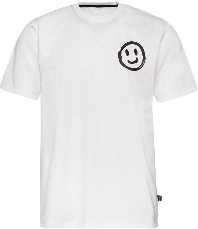 Trigema Pyjama T-shirt met grappig smiley-printmotief (1-delig)