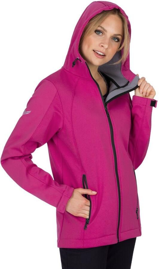 Trigema Softshell-jack getailleerd Softshell-jack met capuchon (1 stuk) - Foto 5